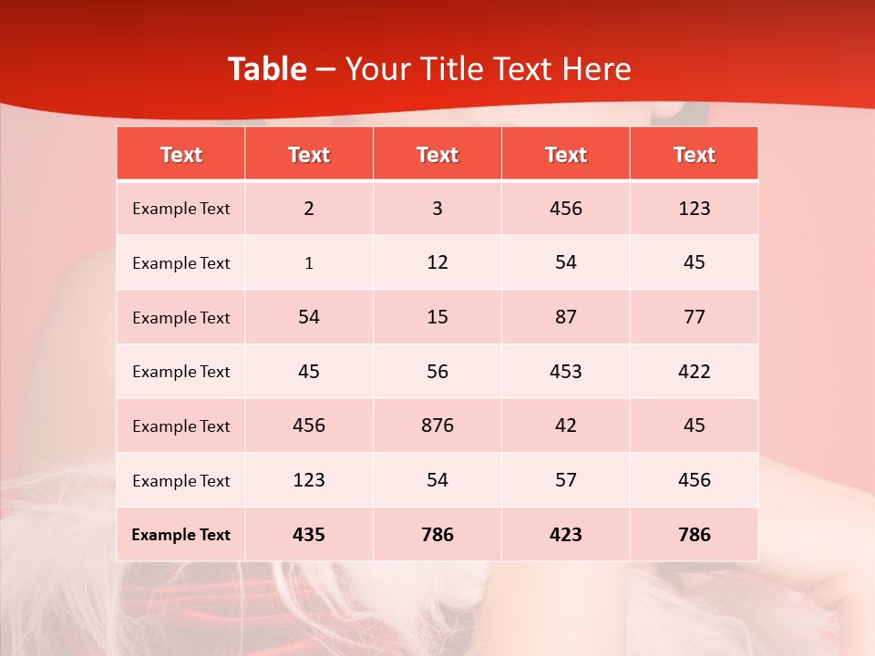 Gift Female Cap PowerPoint Template