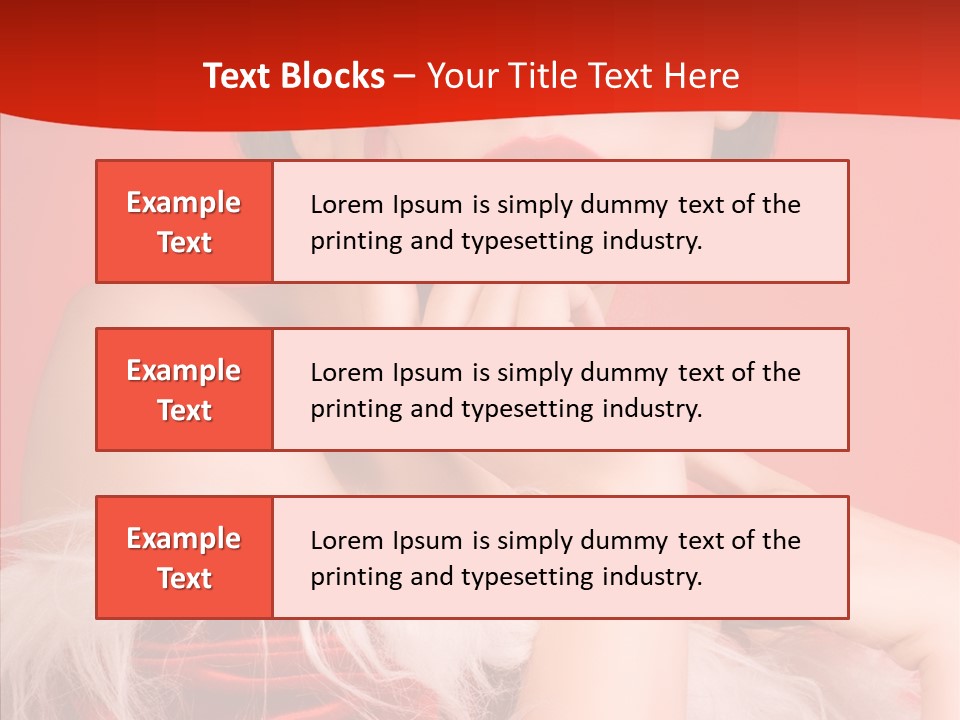 Gift Female Cap PowerPoint Template