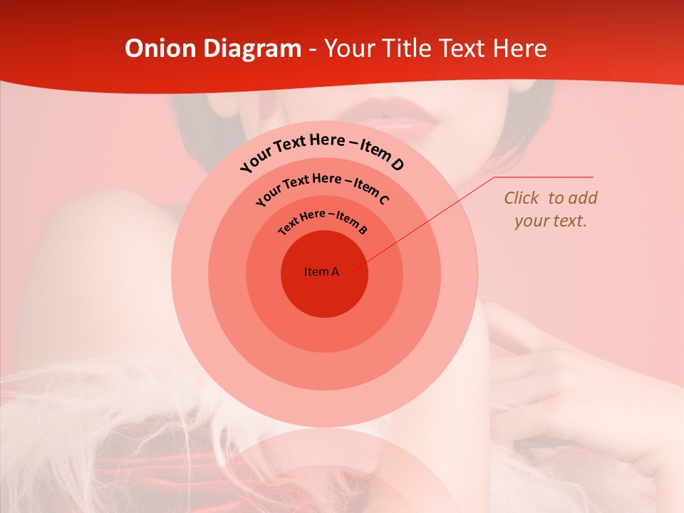 Gift Female Cap PowerPoint Template