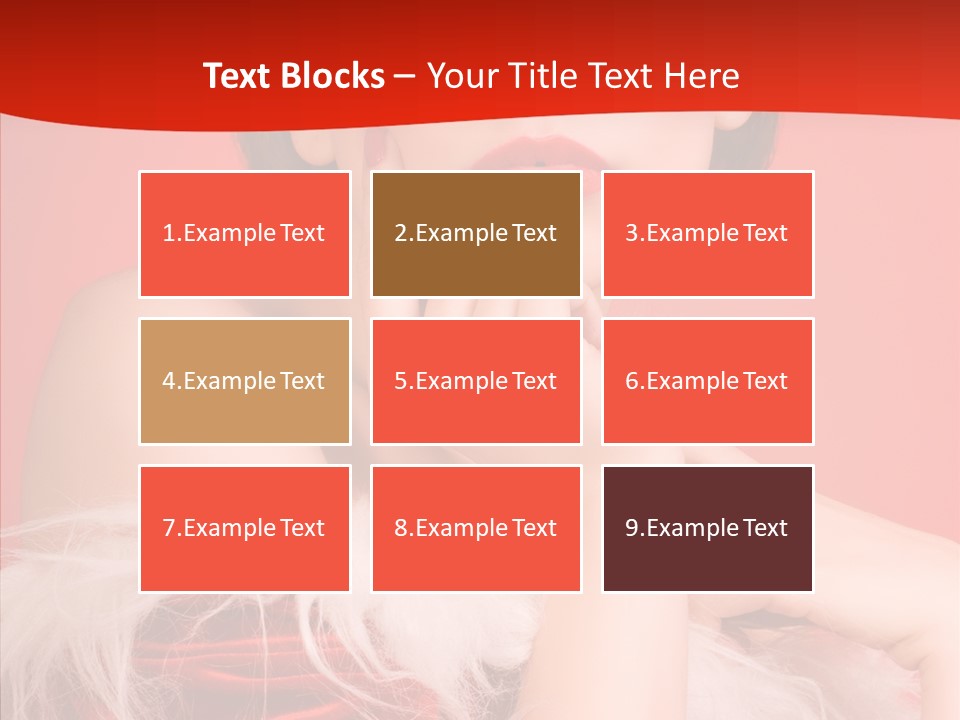 Gift Female Cap PowerPoint Template