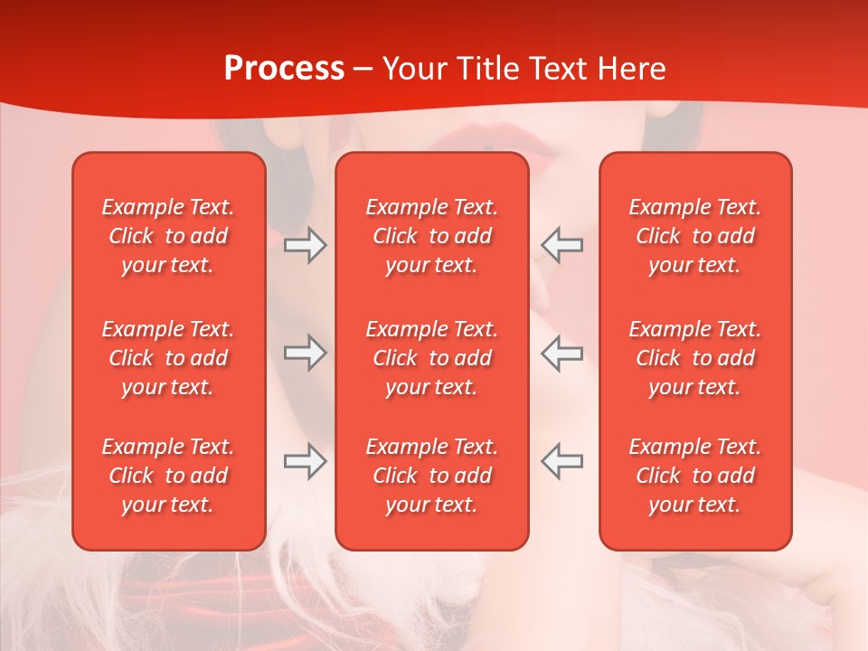 Gift Female Cap PowerPoint Template