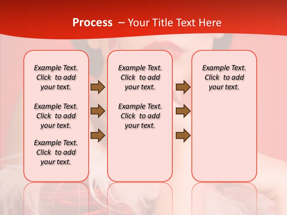 Gift Female Cap PowerPoint Template