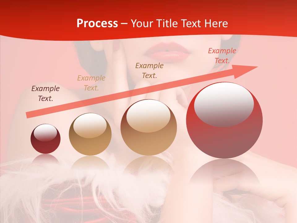 Gift Female Cap PowerPoint Template
