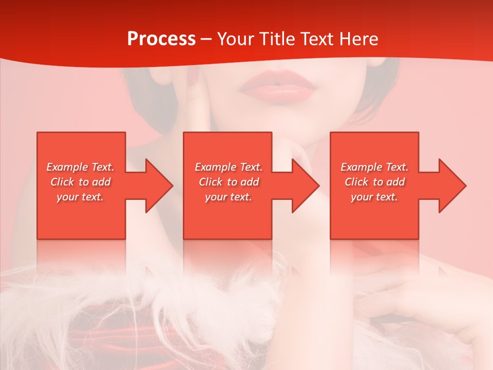 Gift Female Cap PowerPoint Template