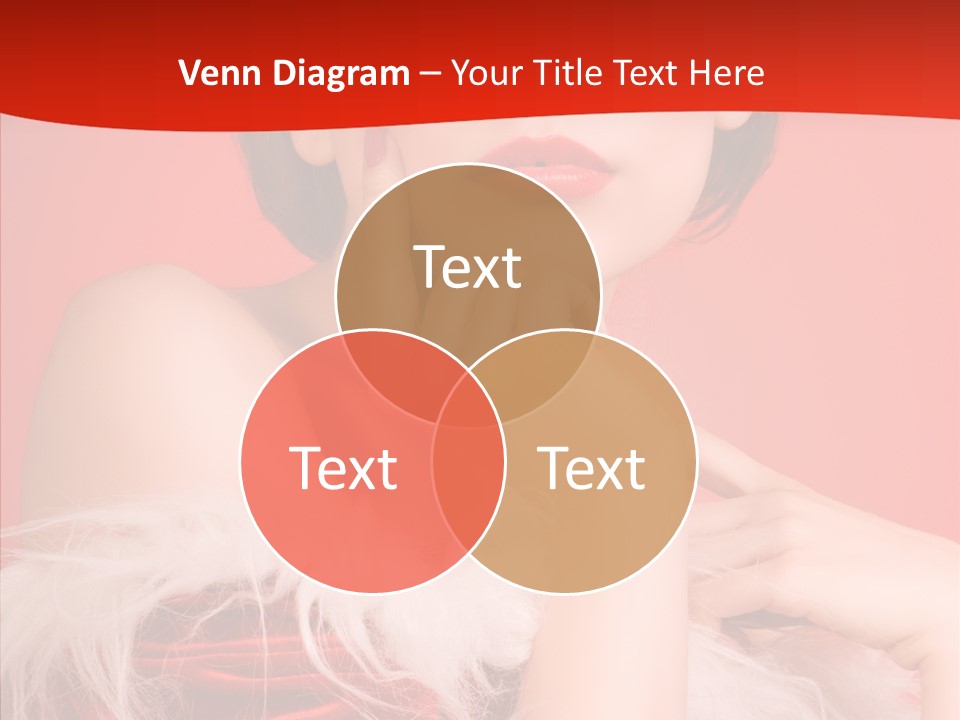 Gift Female Cap PowerPoint Template