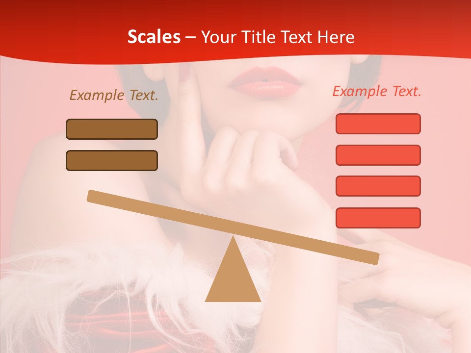 Gift Female Cap PowerPoint Template