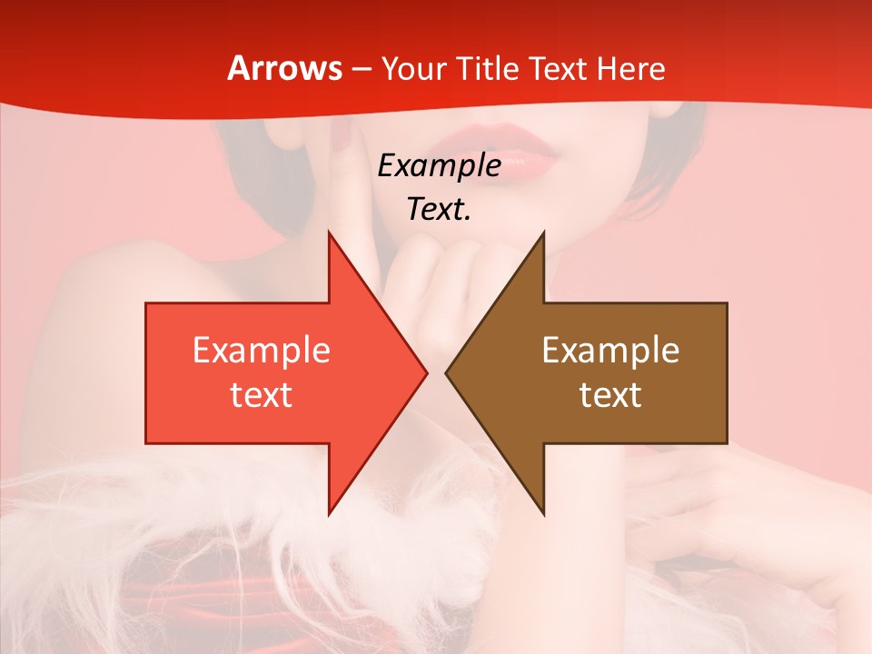 Gift Female Cap PowerPoint Template