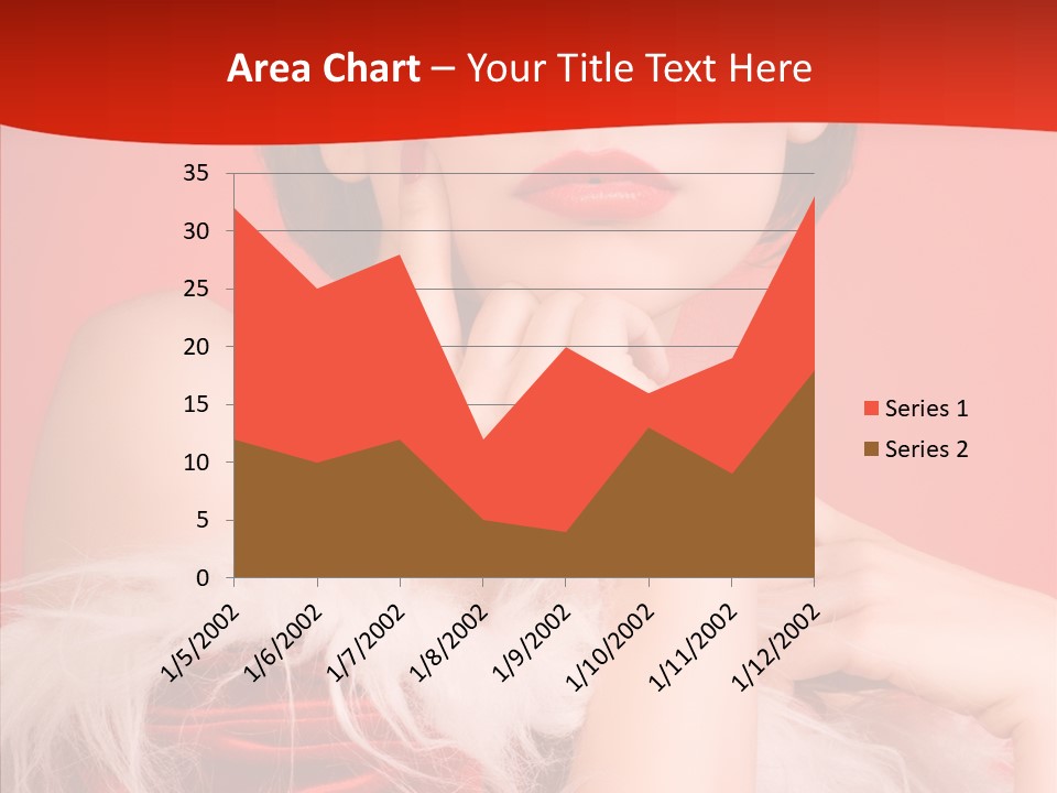 Gift Female Cap PowerPoint Template