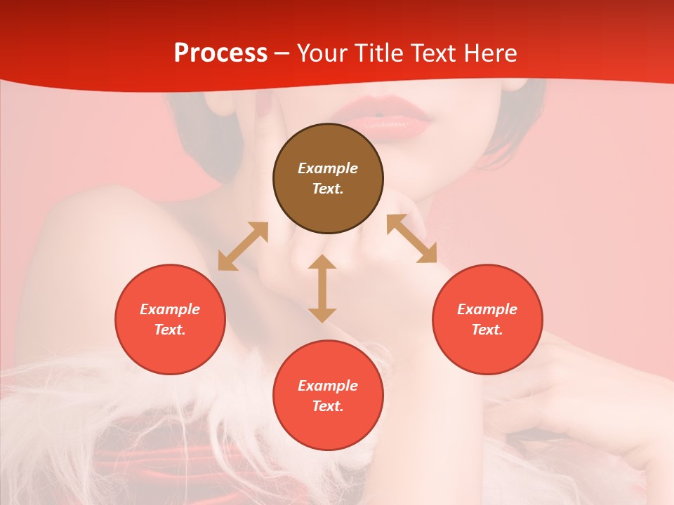 Gift Female Cap PowerPoint Template