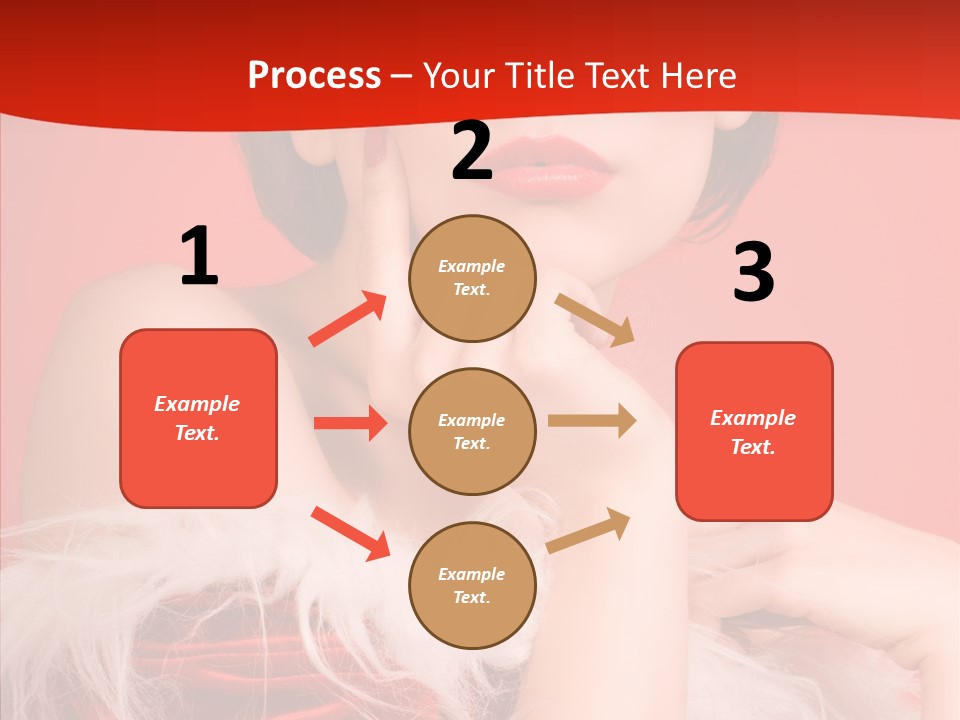 Gift Female Cap PowerPoint Template