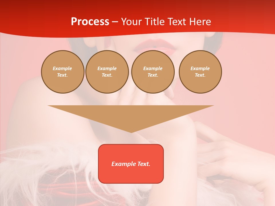 Gift Female Cap PowerPoint Template