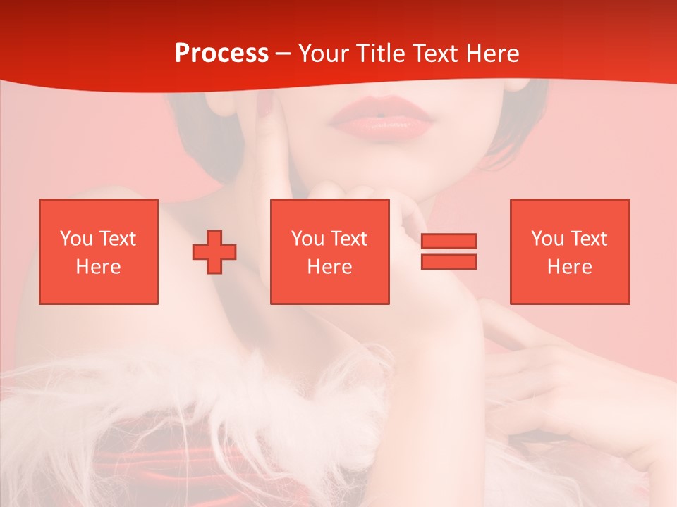 Gift Female Cap PowerPoint Template