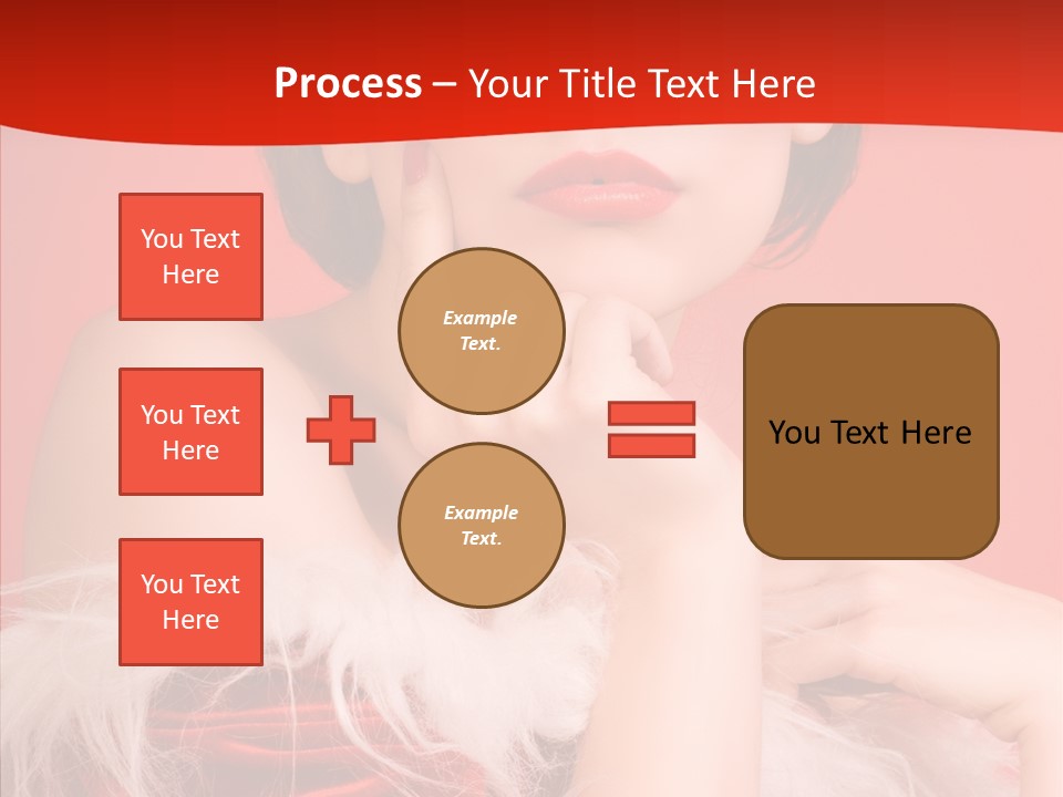 Gift Female Cap PowerPoint Template