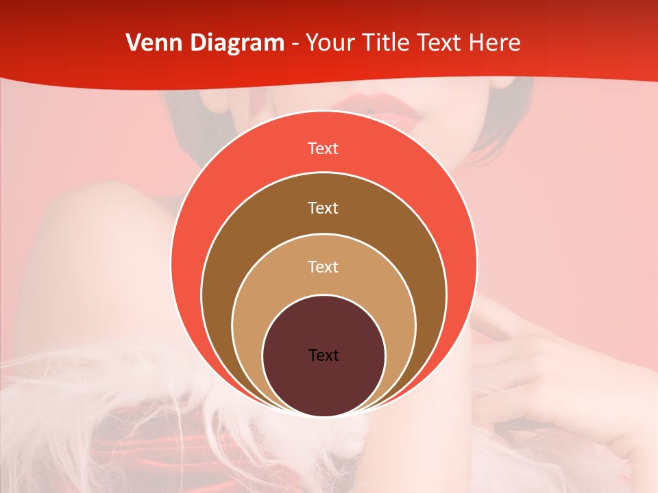 Gift Female Cap PowerPoint Template
