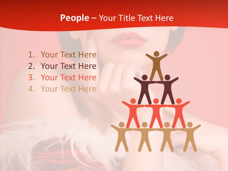 Gift Female Cap PowerPoint Template