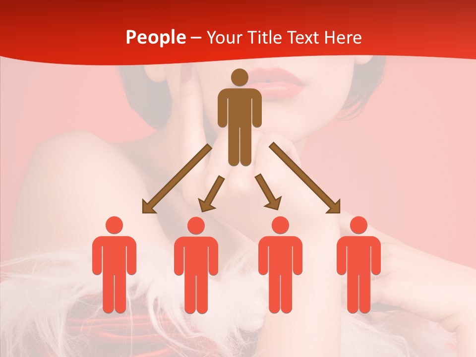 Gift Female Cap PowerPoint Template