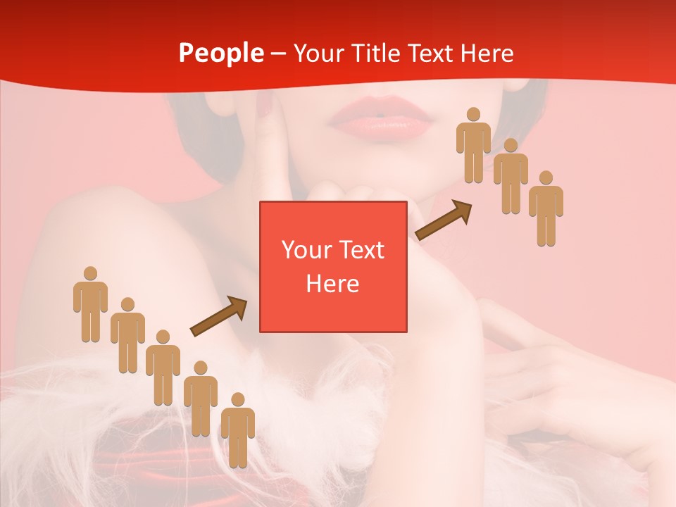 Gift Female Cap PowerPoint Template