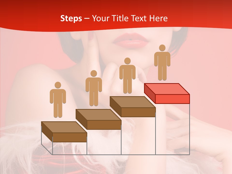 Gift Female Cap PowerPoint Template