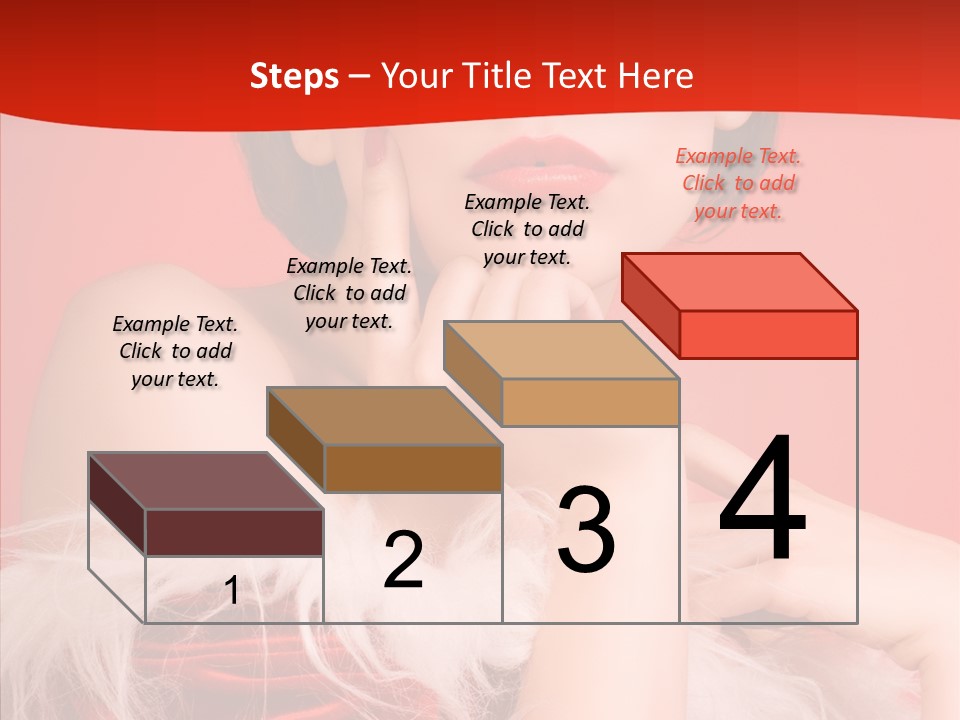 Gift Female Cap PowerPoint Template