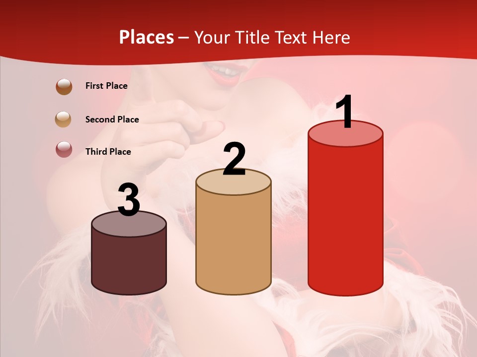 Snow Look Fashion PowerPoint Template