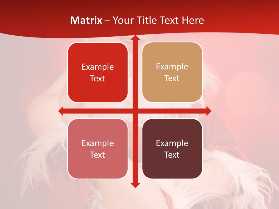 Snow Look Fashion PowerPoint Template