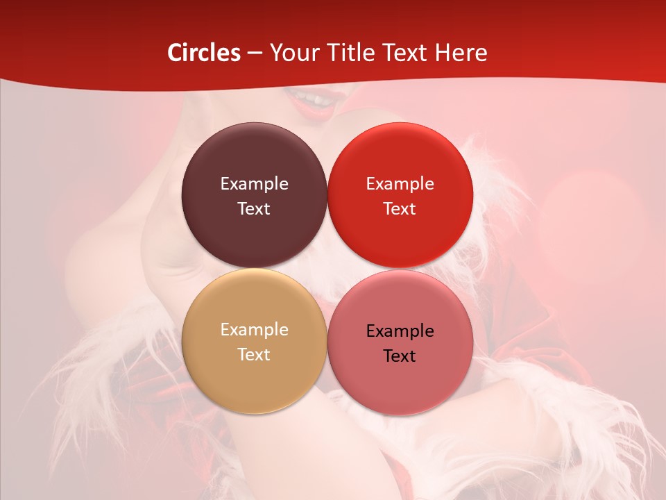 Snow Look Fashion PowerPoint Template