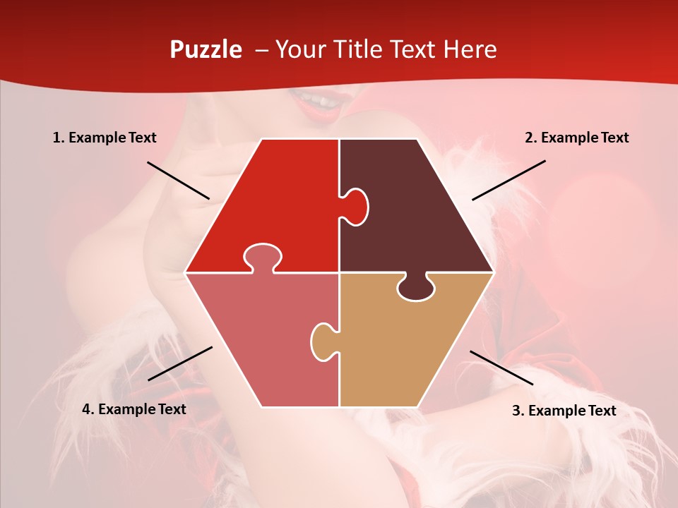 Snow Look Fashion PowerPoint Template