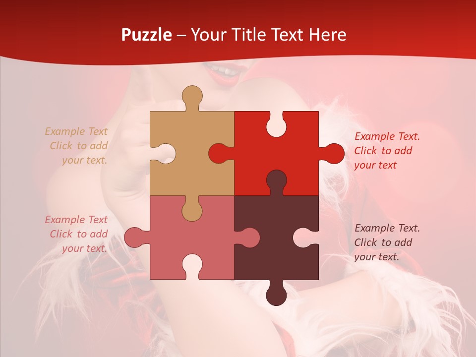 Snow Look Fashion PowerPoint Template