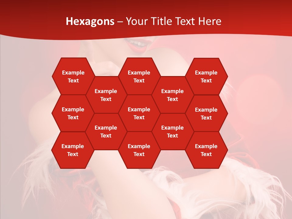 Snow Look Fashion PowerPoint Template