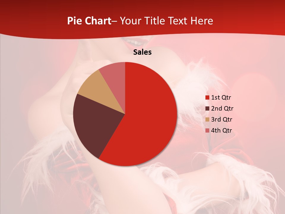 Snow Look Fashion PowerPoint Template