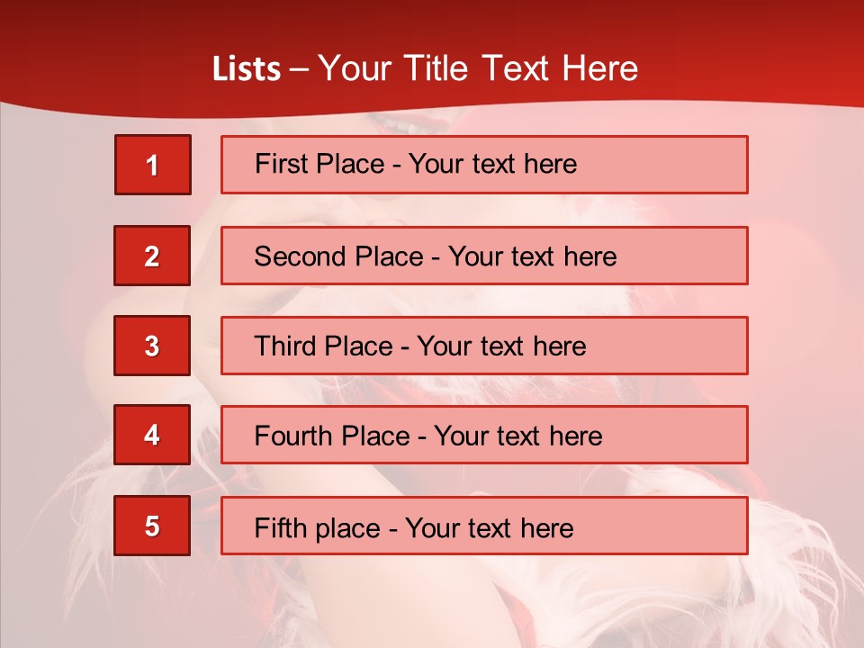 Snow Look Fashion PowerPoint Template