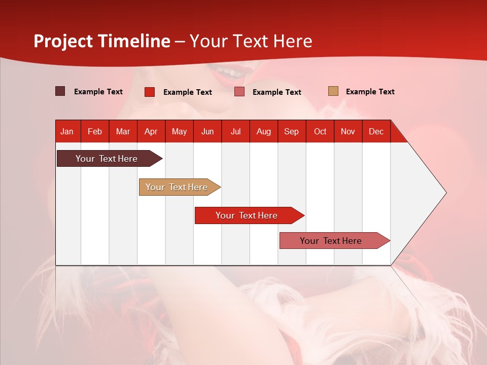 Snow Look Fashion PowerPoint Template