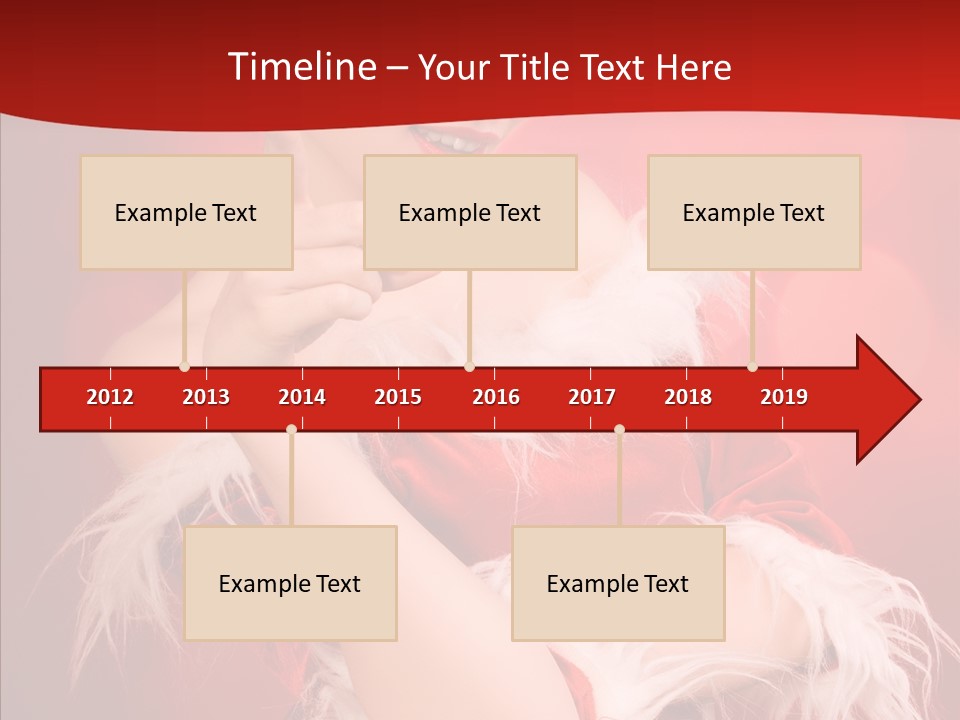 Snow Look Fashion PowerPoint Template