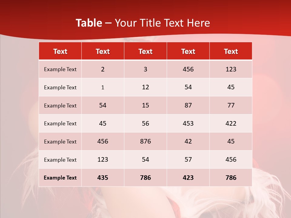 Snow Look Fashion PowerPoint Template