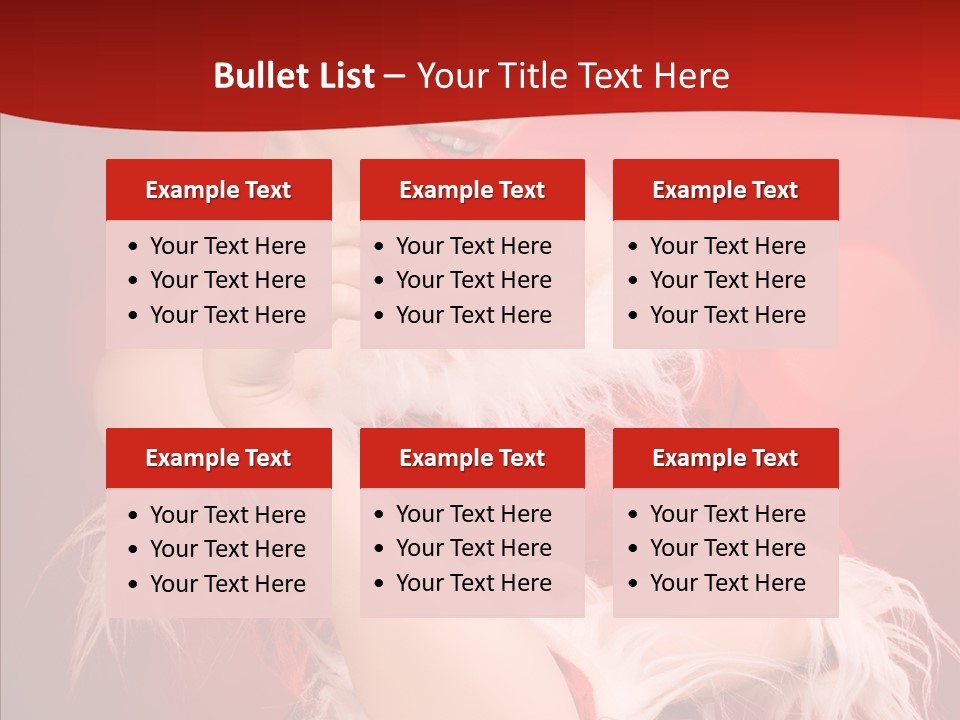 Snow Look Fashion PowerPoint Template