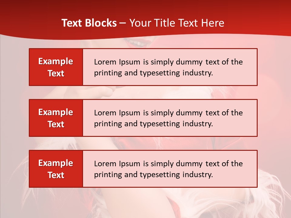 Snow Look Fashion PowerPoint Template