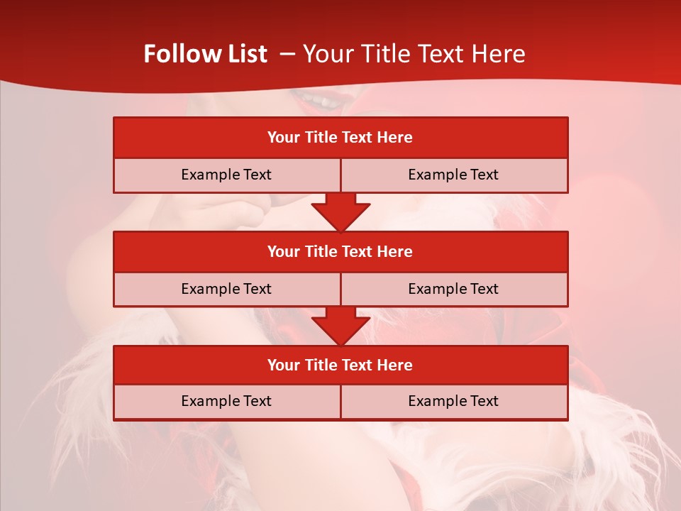 Snow Look Fashion PowerPoint Template