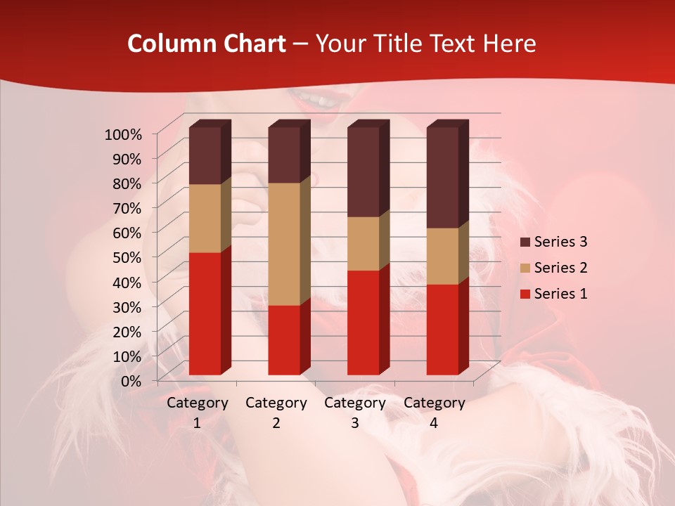 Snow Look Fashion PowerPoint Template