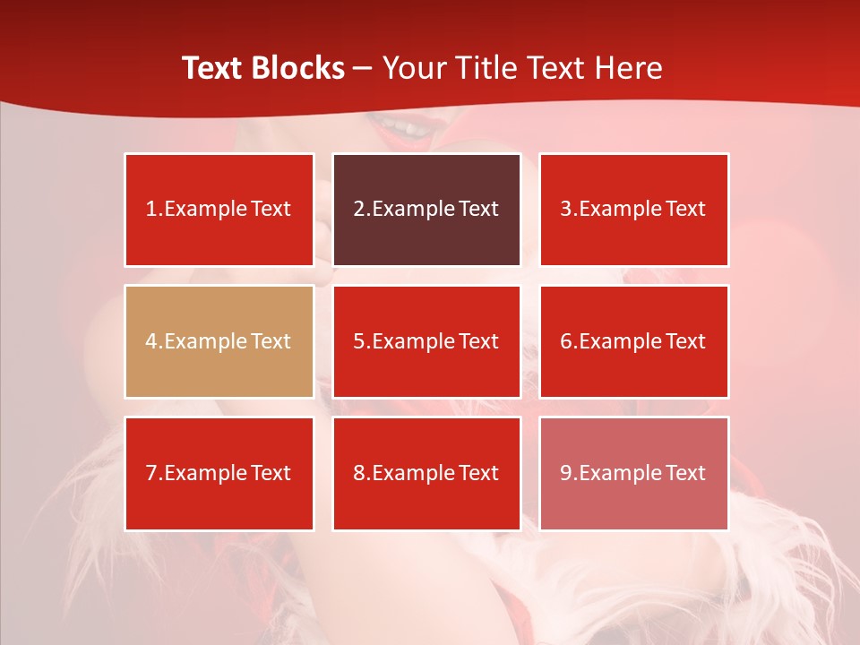 Snow Look Fashion PowerPoint Template