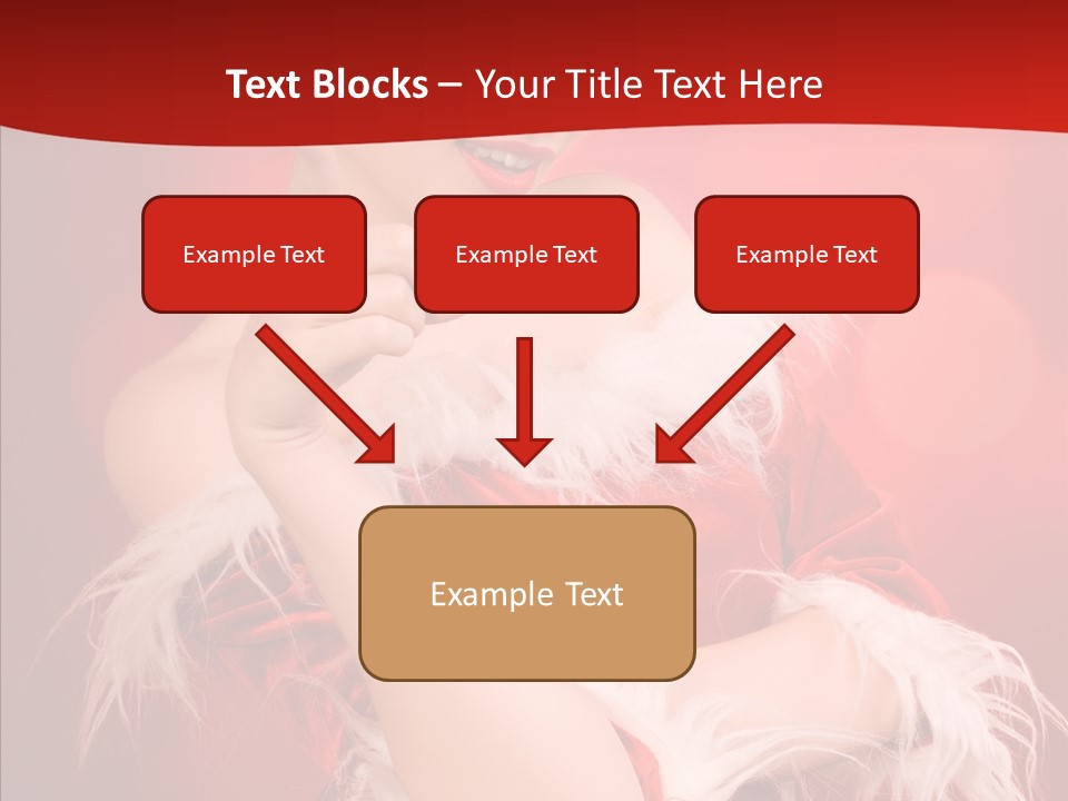 Snow Look Fashion PowerPoint Template