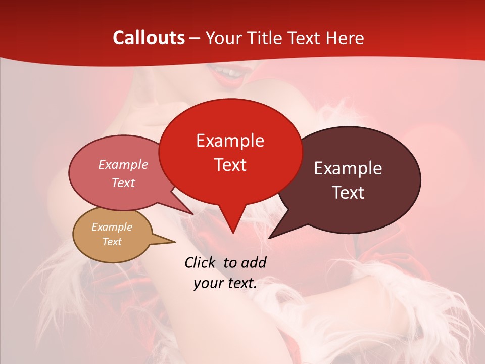 Snow Look Fashion PowerPoint Template