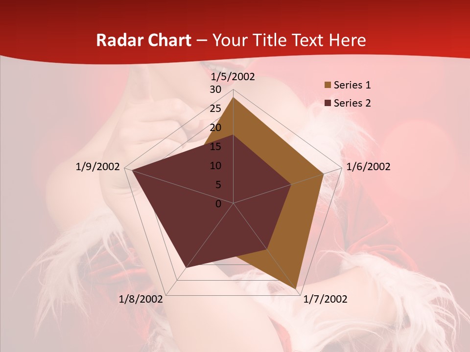 Snow Look Fashion PowerPoint Template