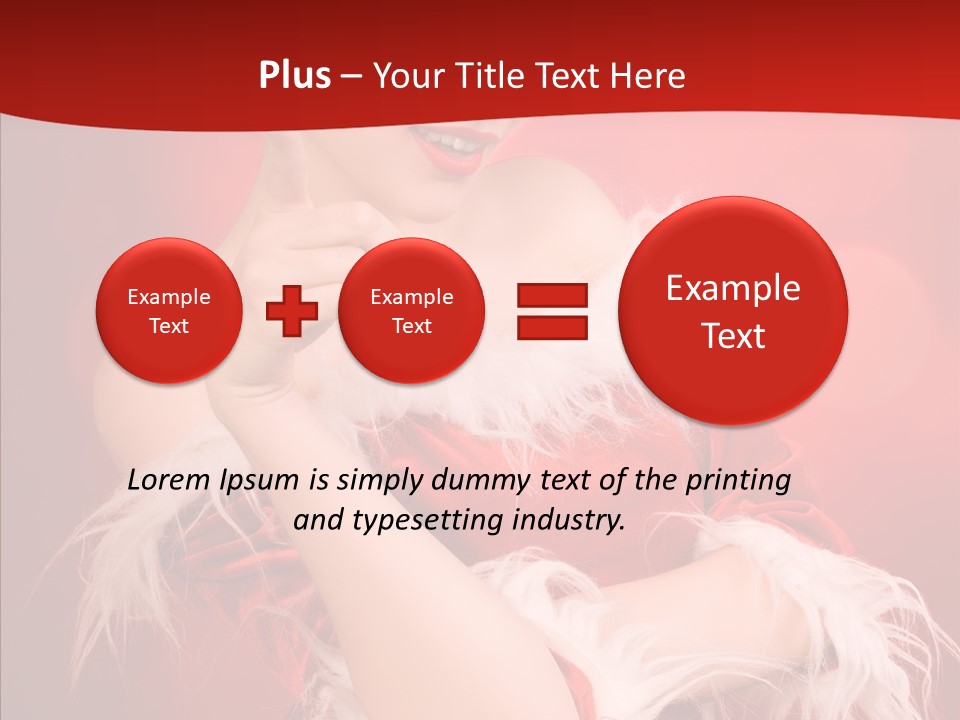 Snow Look Fashion PowerPoint Template