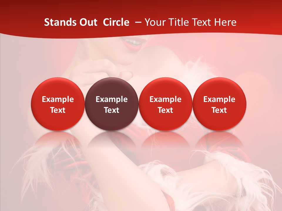 Snow Look Fashion PowerPoint Template