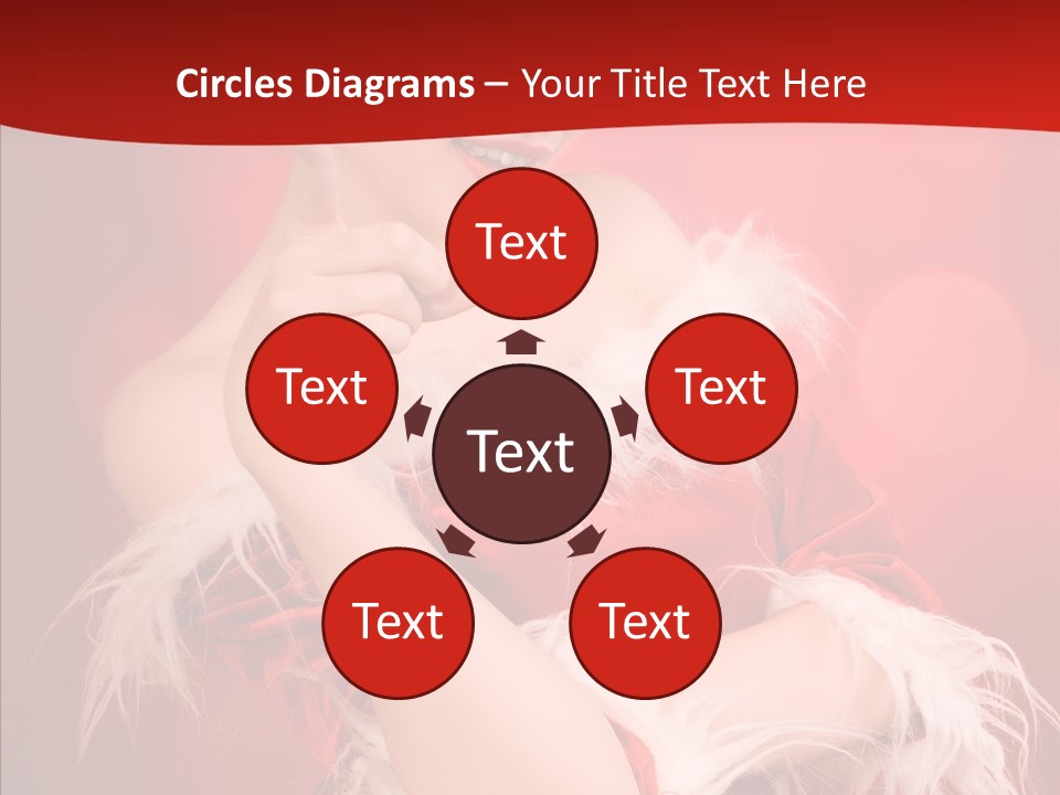 Snow Look Fashion PowerPoint Template