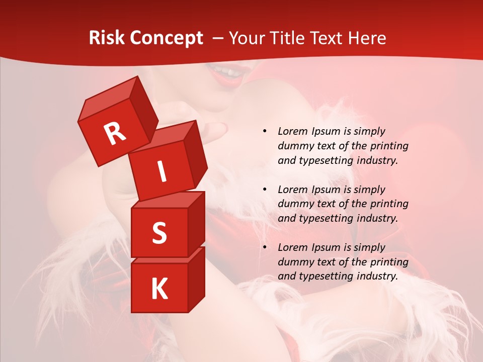 Snow Look Fashion PowerPoint Template