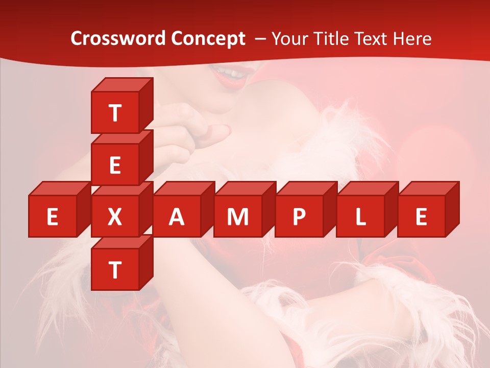 Snow Look Fashion PowerPoint Template