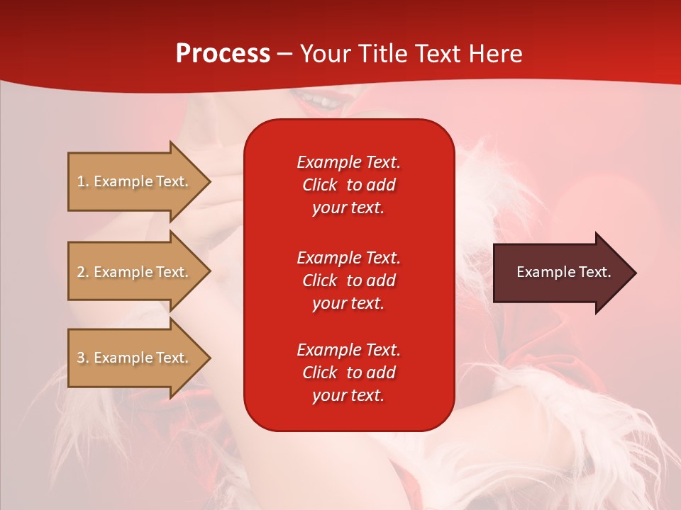 Snow Look Fashion PowerPoint Template