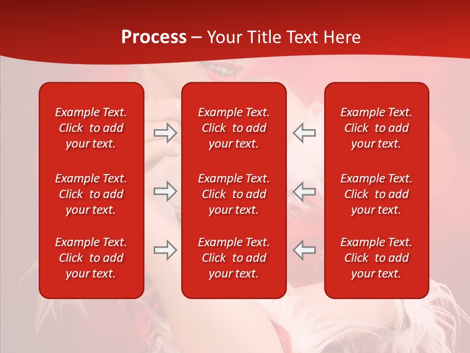 Snow Look Fashion PowerPoint Template