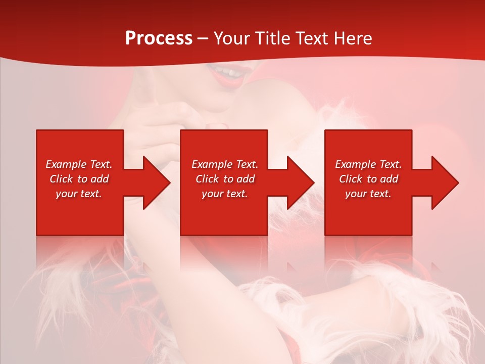 Snow Look Fashion PowerPoint Template